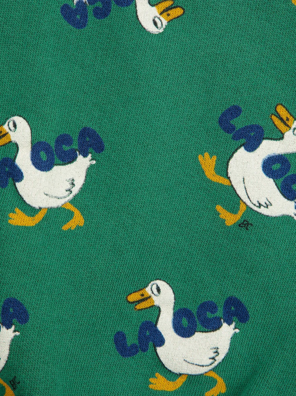 La Oca All Over Sweatshirt Green>Bobo Choses Online
