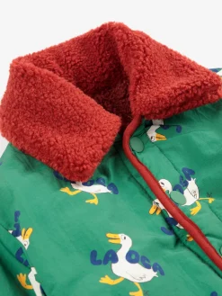 La Oca All Over Vändbar Jacka I Fårskinn Green><noscript><img width=
