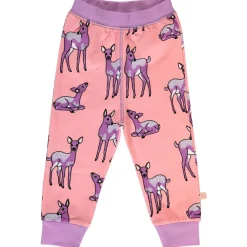 Leggings for baby with deer Bridal Rose>Småfolk Online