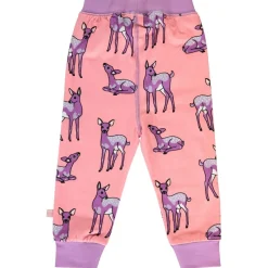 Leggings for baby with deer Bridal Rose>Småfolk Online