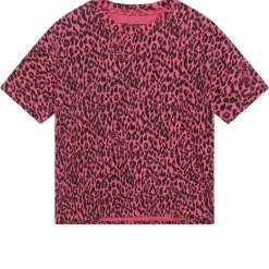 Leopardmönstrad T-shirt Rosa>Zadig & Voltaire
