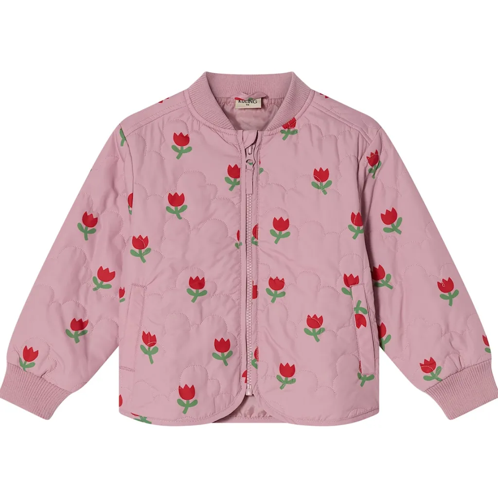 Lille Quiltad Jacka Pink Tulip>Kuling Best