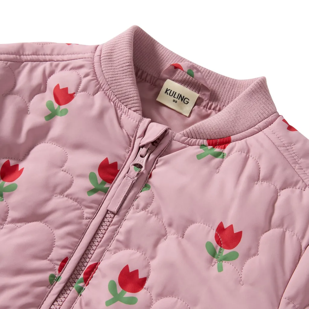 Lille Quiltad Jacka Pink Tulip>Kuling Best