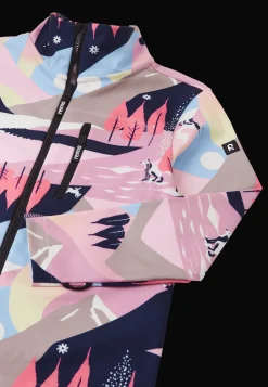 Lisisti Mjuk Jersey Tröja Med Hel Dragkedja Grey Pink><noscript><img width=