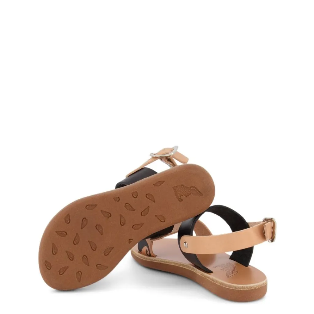 Little Clio Sandaler Svarta>Ancient Greek Sandals New