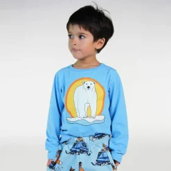 Långärmad t-shirt Alaskan Blue Polar Bear><noscript><img width=