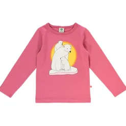 Långärmad T-shirt i Baroque Rose med isbjörnar><noscript><img width=