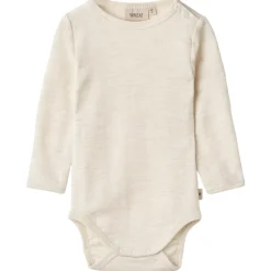 Långärmad Ullbody Lucca Eggshell Melange>Wheat Clearance