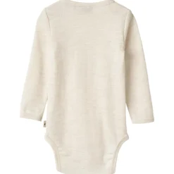 Långärmad Ullbody Lucca Eggshell Melange>Wheat Clearance