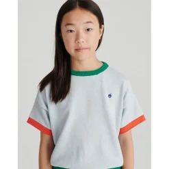 L'orangerie Stickad T-shirt Light Blue><noscript><img width=