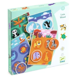 Loto Wood Memory-spel Multi>Djeco Hot