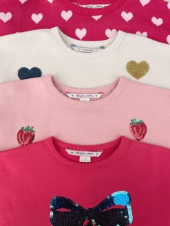 Lou Sweatshirt Med Paljetter Mellow Rose>Konges Sløjd Discount