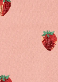 Lou Sweatshirt Med Paljetter Mellow Rose><noscript><img width=