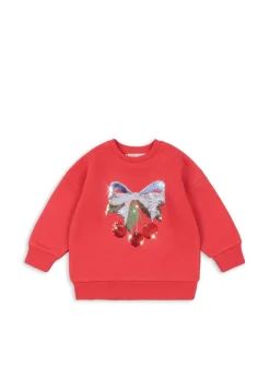 Lou Sweatshirt Med Paljetter Winterberry>Konges Sløjd Clearance
