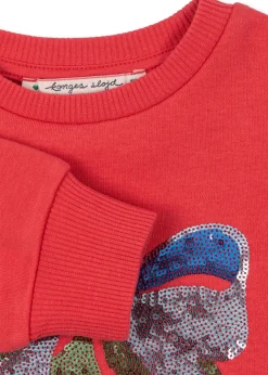 Lou Sweatshirt Med Paljetter Winterberry><noscript><img width=