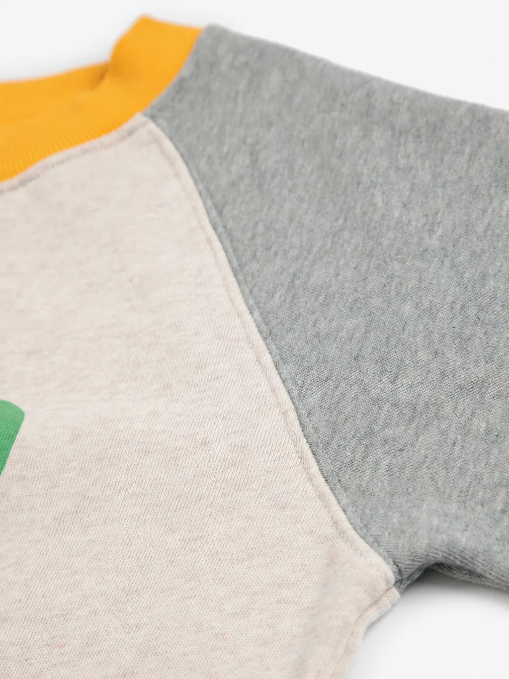 Lucky Clover Ranglan Sleeve Sweatshirt Heather Grey>Bobo Choses Outlet