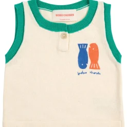 Lucky Fish Baby Stickat Set Offwhite><noscript><img width=