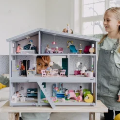 Spis + Kylskåp Set För Dockhus Grey><noscript><img width=