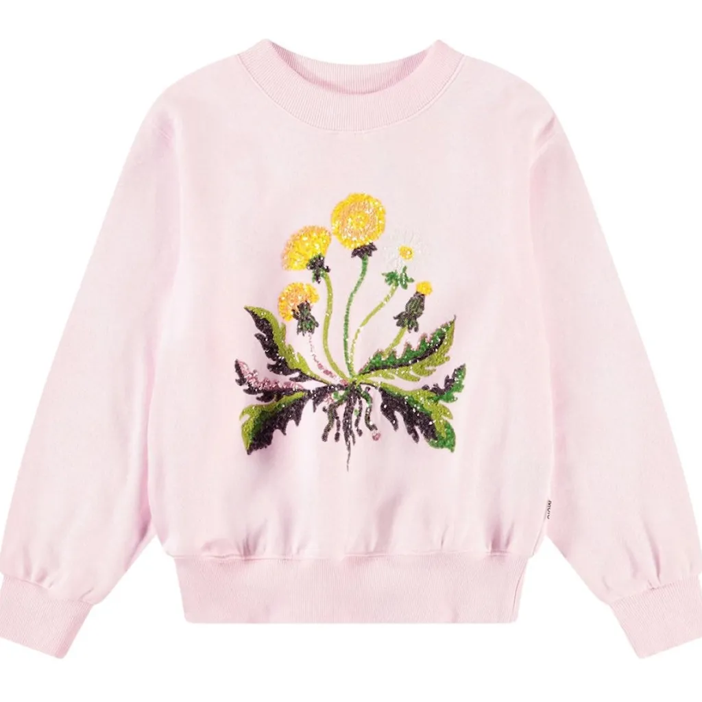 Marge Sweatshirt Dandelion Glitter>Molo Clearance