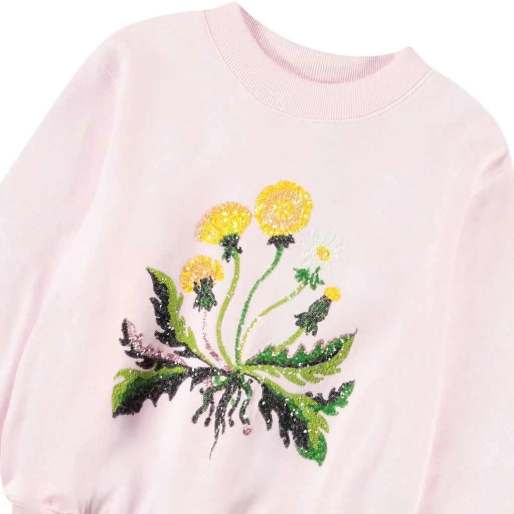 Marge Sweatshirt Dandelion Glitter>Molo Clearance