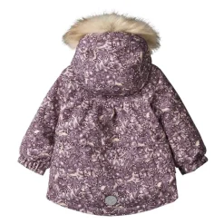 Mathilde Tech Blommig Babyjacka Purple Tulips>Wheat
