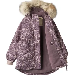 Mathilde Tech Blommig Jacka Purple Tulips><noscript><img width=