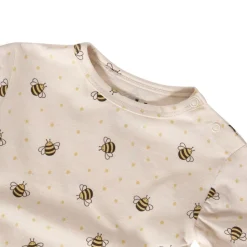 Melvin GOTS 2-pack Mönstrade Baby Bodies Med Bin Gräddvit><noscript><img width=