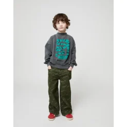 Memory All Over Byxor I Denim Khaki><noscript><img width=