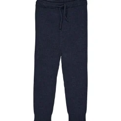 Merino Classic Rib Leggings w Drawstrings Navy>Copenhagen Colors Sale
