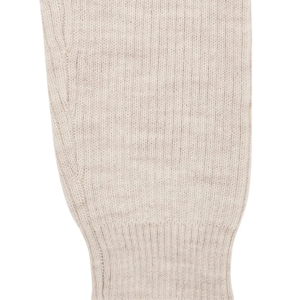 Merino Classic Rib Leggings w Drawstrings Pale Cream Melange>Copenhagen Colors Discount