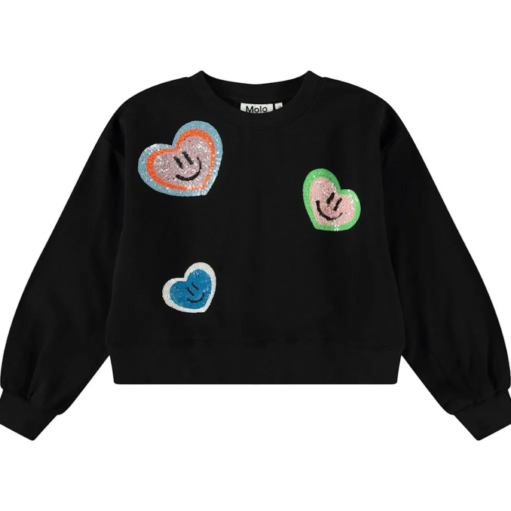 Miki Sweatshirt Festive Hearts>Molo Outlet