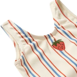 Milos UV Baddräkt Blue/red Stripe><noscript><img width=