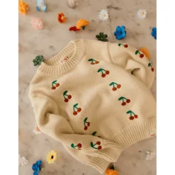 Mini Cherries Tröja Dusty Yellow><noscript><img width=