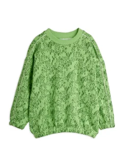 Mini Leopard Sweatshirt Green>Mini Rodini Sale