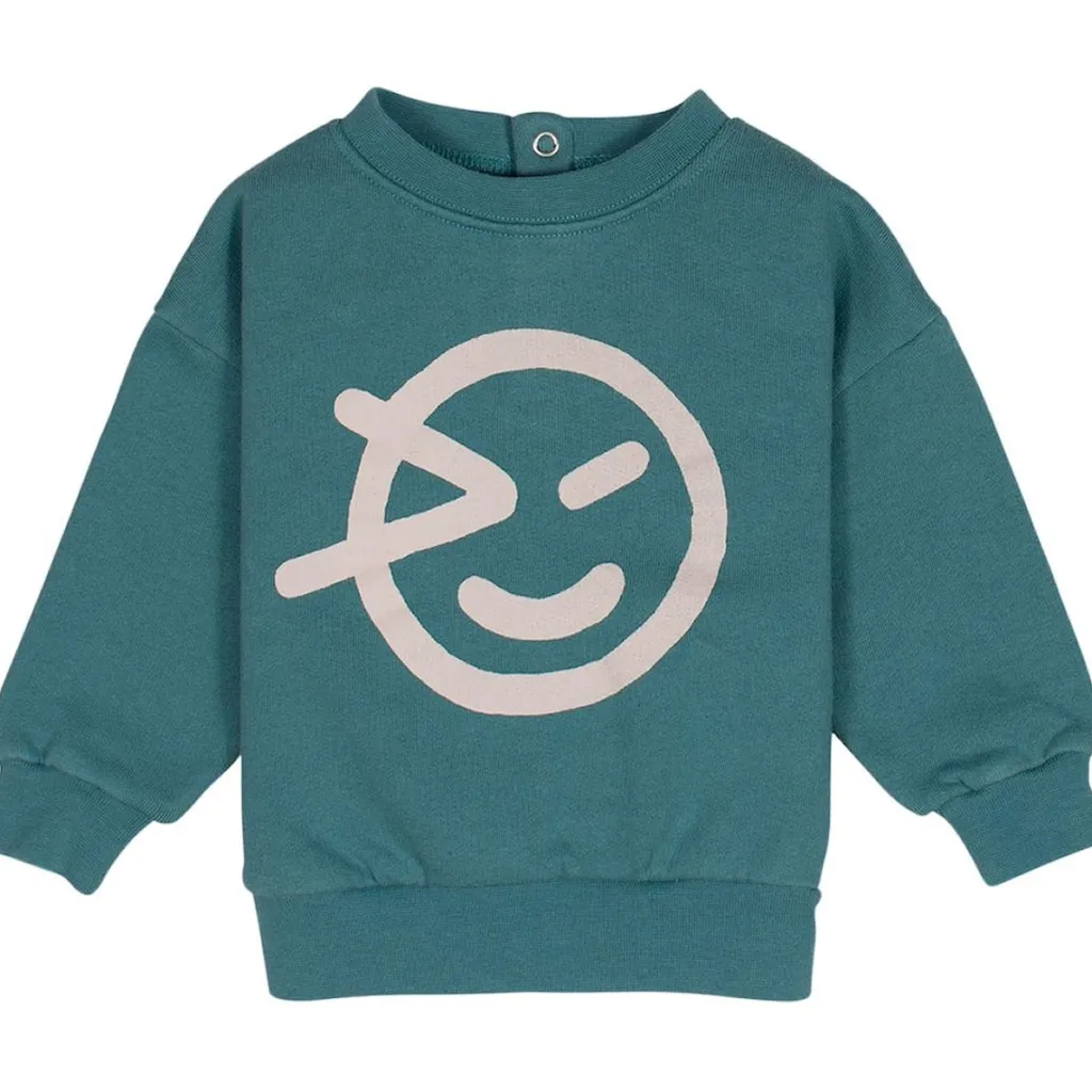 Mini Logo Tröja Grön>Wynken Sale
