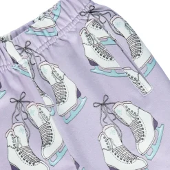 Mjukisbyxor i Orchid Petal med skridsko-tryck><noscript><img width=