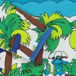 Mönstrad Baby Body Med Dinosaurier Blue Atoll><noscript><img width=