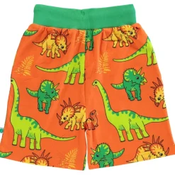 Mönstrad Mjukisshorts Med Dinosaurier Orange><noscript><img width=