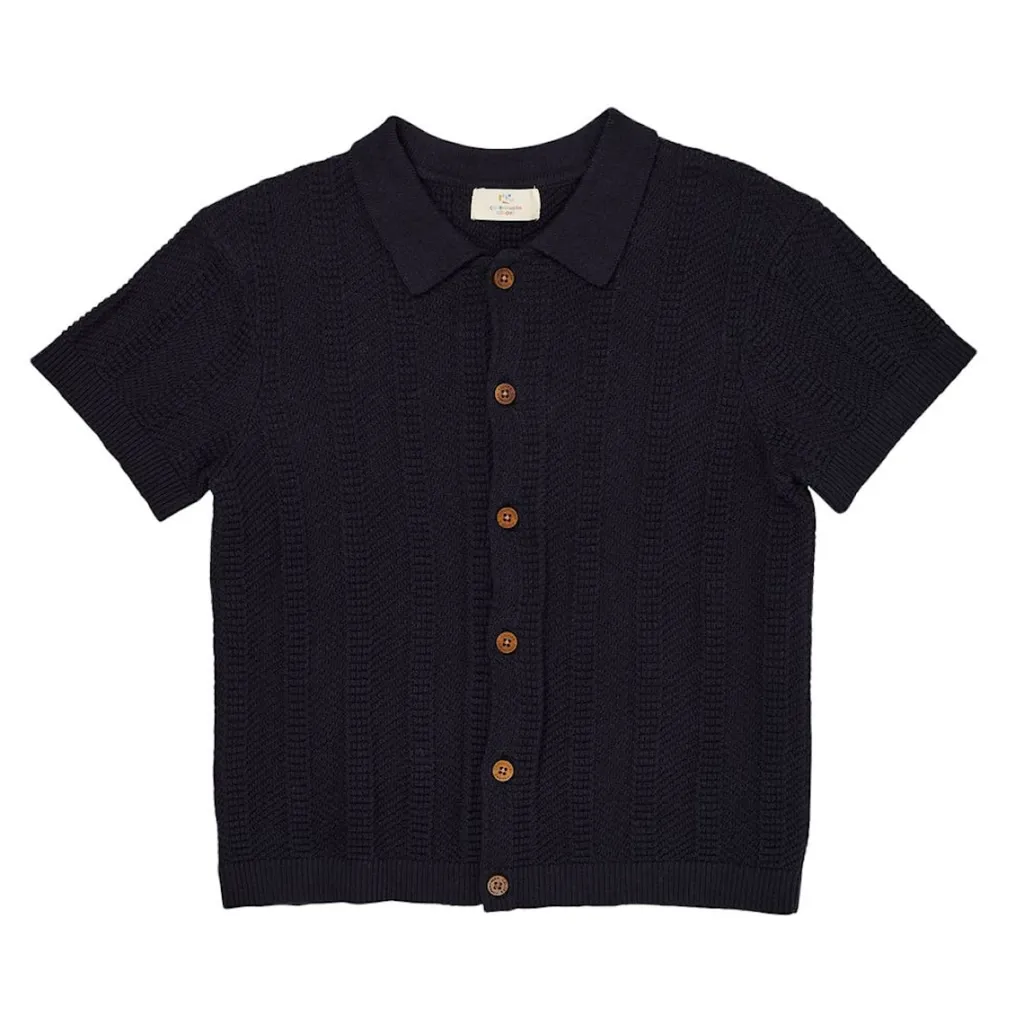 Mönstrad Skjorta Navy>Copenhagen Colors Best