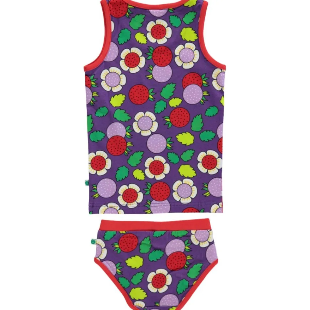 Mönstrat Underklädesset Med Jordgubbar Purple Heart>Småfolk Hot