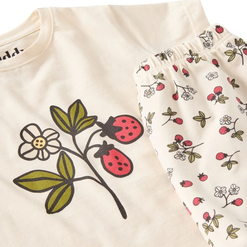 Molly GOTS Mönstrad Pyjamas Wild Strawberry>Buddy & Hope Discount