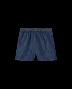 Monkey Denim Shorts Indigo>The Animals Observatory