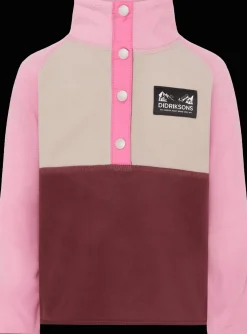 Monte Kids 4 Halvknapp Jumper Anemon Red>Didriksons New