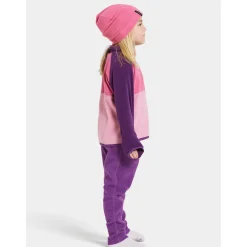 Monte Kids 4 Halvknapp Jumper Light Heather Pink>Didriksons Clearance