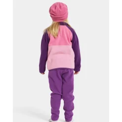 Monte Kids 4 Halvknapp Jumper Light Heather Pink><noscript><img width=