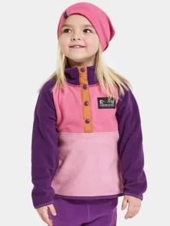Monte Kids 4 Halvknapp Jumper Light Heather Pink><noscript><img width=