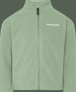 Monte Kids 10 Jumper Med Hel Dragkedja Light Moss>Didriksons Clearance