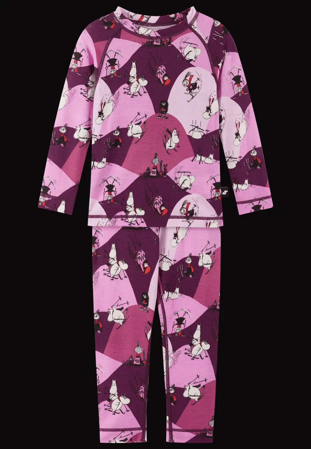 Moomin Trivsam Termisk Uppsättning Rose Pink>Reima Hot