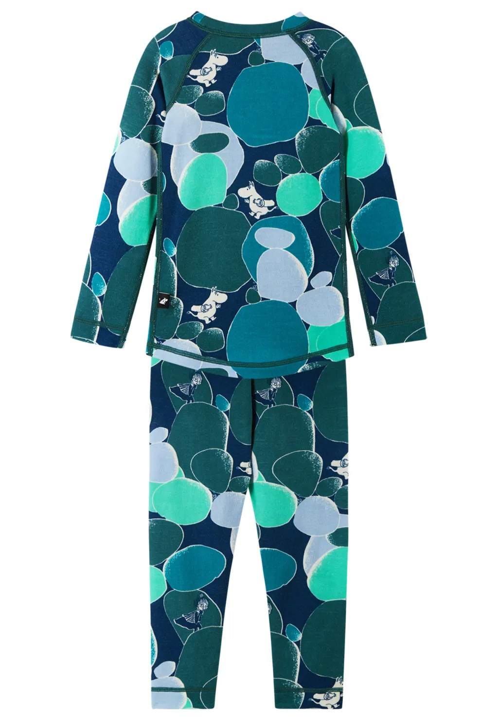 Moomin Trivsam Termiskt Baslager-set Dark Teal>Reima New