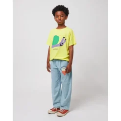Morning Egg Byxor I Ljus Denim Light Blue><noscript><img width=
